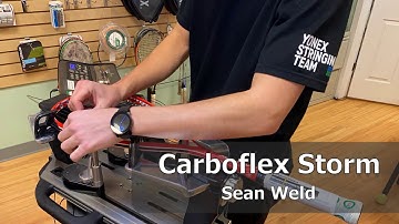 Time Lapse: How to String a Tecnifibre Carboflex Storm Squash Racquet