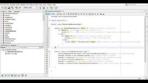 Programa de Factorial con Recursividad || Java NeatBeans || Jose Jimenez