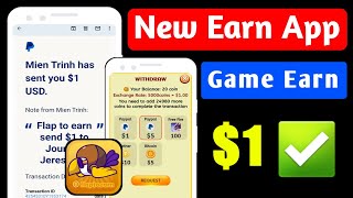 $1 FLAP TO EARN Paypal CashOut|Free Fire,Paypal,Bitcoin,USDT|How To Earn Money Online 2023 screenshot 5