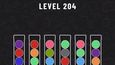 Ball Sort Puzzle Level 204 #ballsortpuzzle #ballsortpuzzlegameplay #puzzlegame #mobilegames