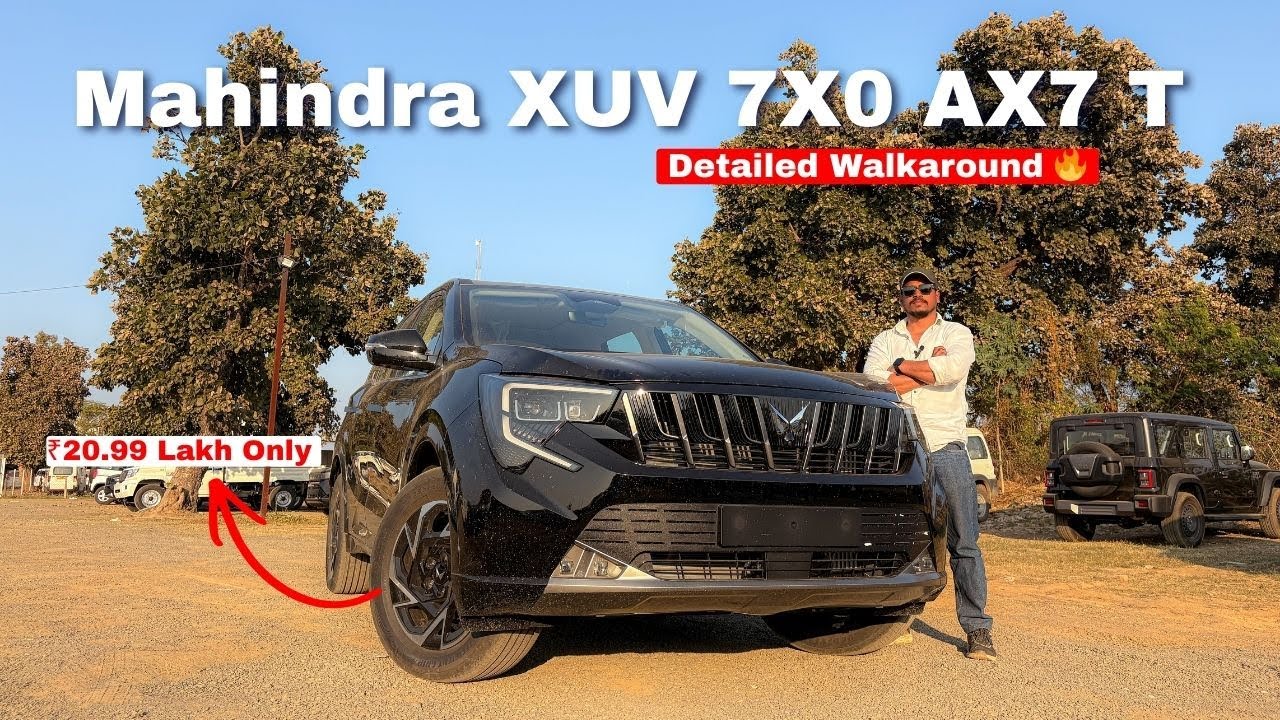 Mahindra XUV 7X0 AX7 T 🔥 - Detailed Walkaround - YouTube