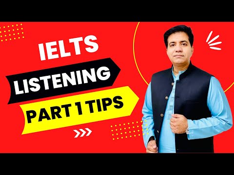 Ielts Listening Part 1 Tips By Asad Yaqub