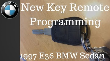 New Key Remote (Keyless entry programming) BMW E36