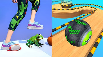 Tippy Toe 3D - GoingBalls - GAMEPLAY ios,Android GAME WALKTHROUGH All Levels Gameplay Ep 1