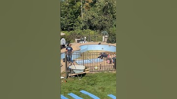 NORMAL POOL LINER REPLACEMENT TODAY #swimmingpool #pool #liner #shorts