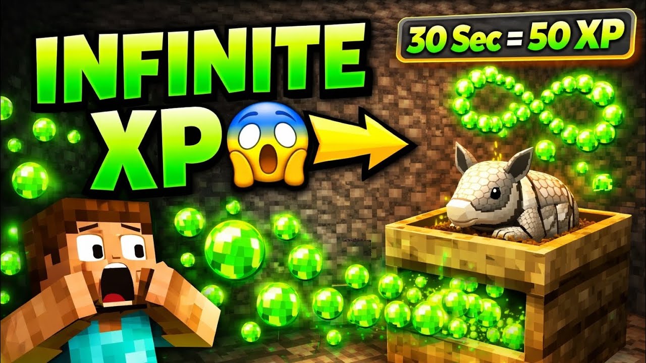 2026 Easiest & Infinite XP Farm in Minecraft 🔥 | Unlimited XP