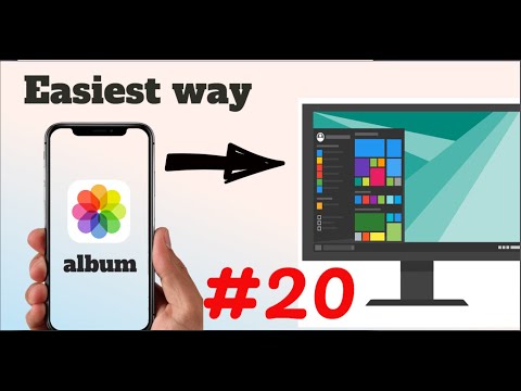 How to transfer Iphone all photo albums to PC