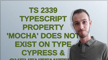 TS 2339 TypeScript Property 