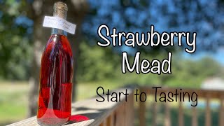 Strawberry Mead 2.0  From Start to Tasting!