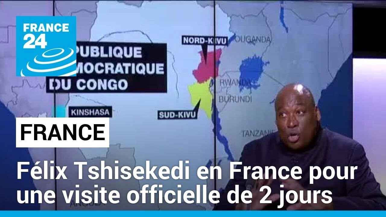Flix Tshisekedi en France pour une visite officielle de 2 jours  FRANCE 24