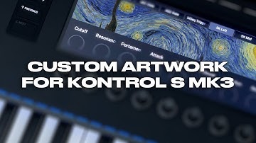 How to add custom artwork to Kontrol S MK3 MIDI templates