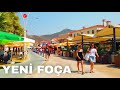 Izmir Yeni Foça Walking Tour, Beach Walk, Summer 2022 | Turkey 4K 60fps