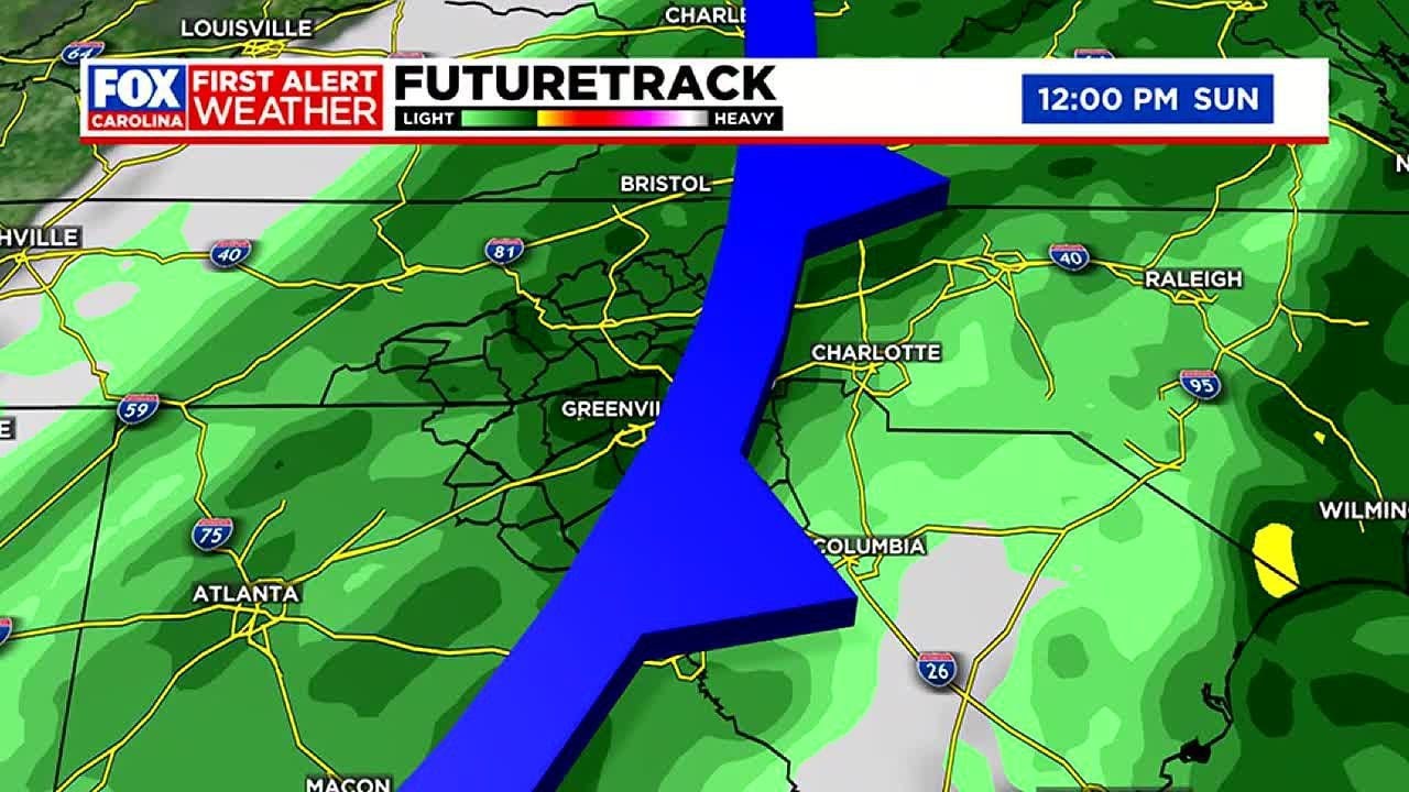 Showers Saturday ahead of First Alert Weather Day Sunday for heavy rain ...