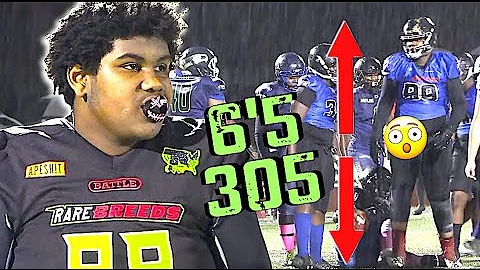 6'5 305 13 Year Old ! Juan Gaston Jr.  Rare Breeds...