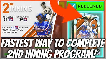 How To Complete 2nd Inning Program FAST! QUICKEST Program Stars! MLB The Show 20 Diamond Dynasty