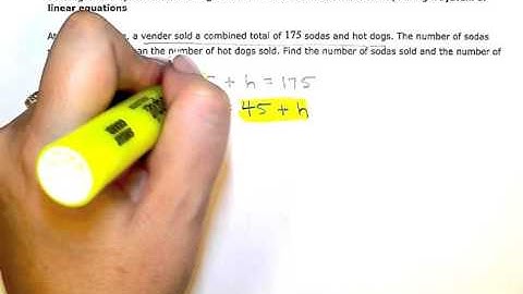 ALEKS:  Solving a word problem - sum & a basic relationship, system of linear equations (KC-3)