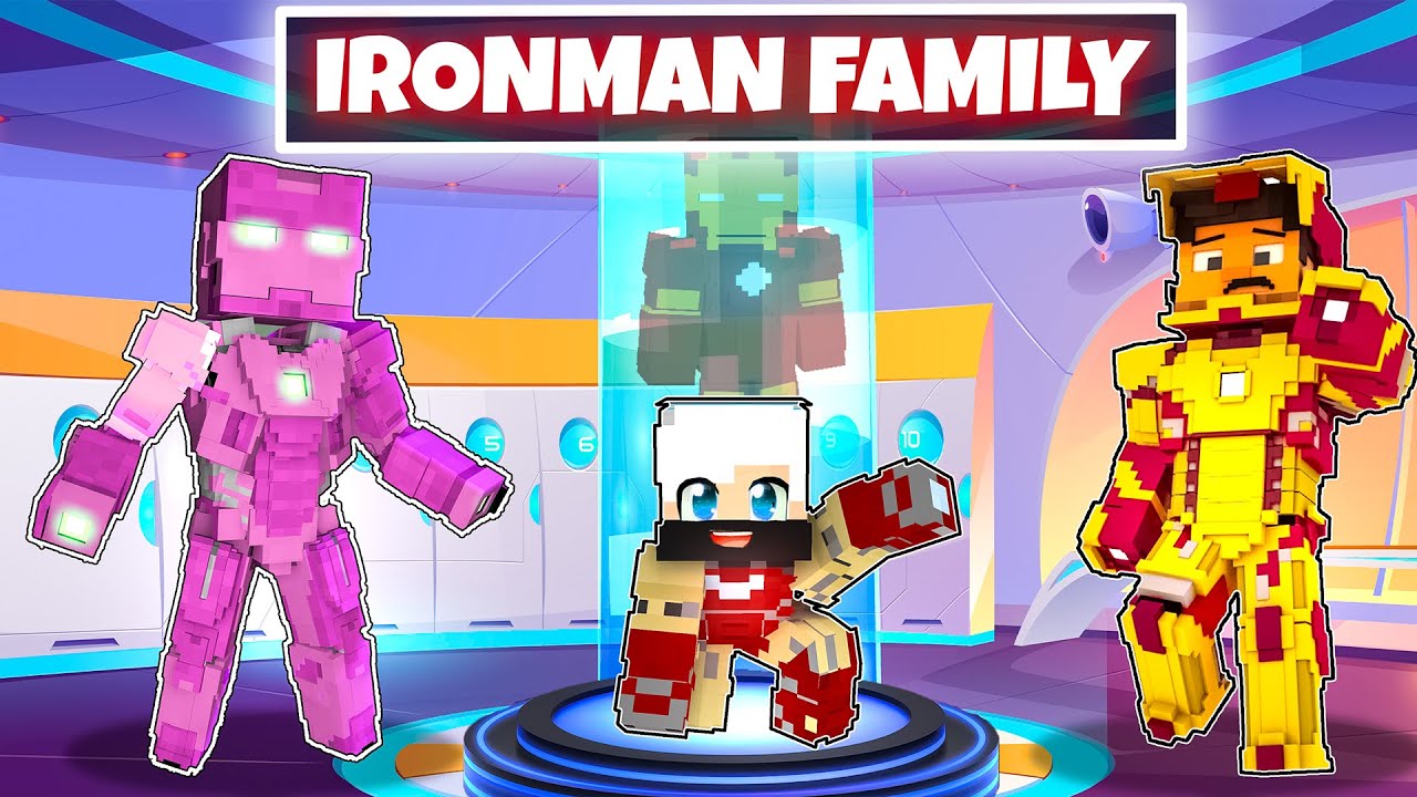 Found By The IRONMAN FAMILY In Minecraft (Hindi)