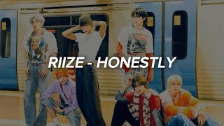 RIIZE (라이즈) - 'Honestly' Easy Lyrics