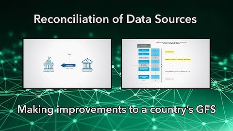 Reconciliation of Data Sources