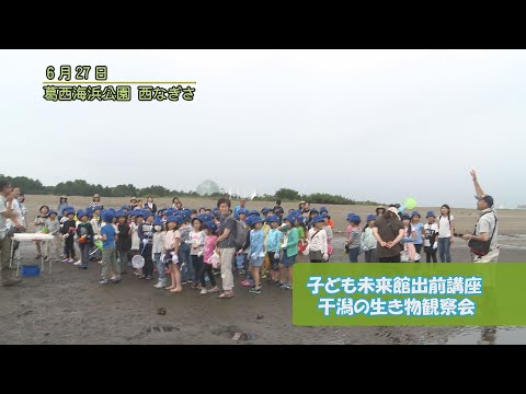 子ども未来館出前講座 干潟の生き物観察会