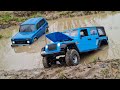 Советская НИВА 4х4 против JEEP Wrangler ... RC OFFroad 4x4