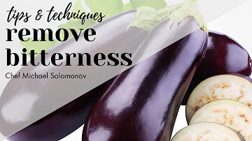 Are Smaller eggplants less bitter?