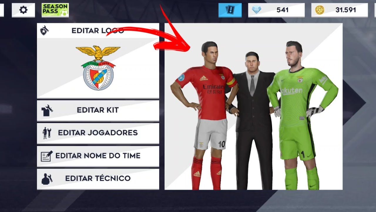 benfica 2021 kit
