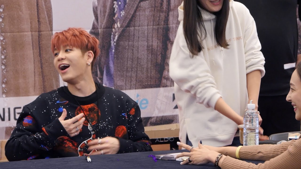 171015 은초딩에게 당한 강성훈 focus 직캠 _ 벌레 장난감 _ 젝스키스 팬싸인회 SECHSKIES _ 스타필드 하남