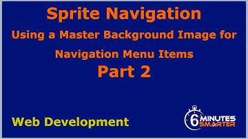 Sprite Navigation (Nav with Background Image) Part 2