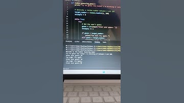 Number guessing game mini project #coder #python #bca #computerscience