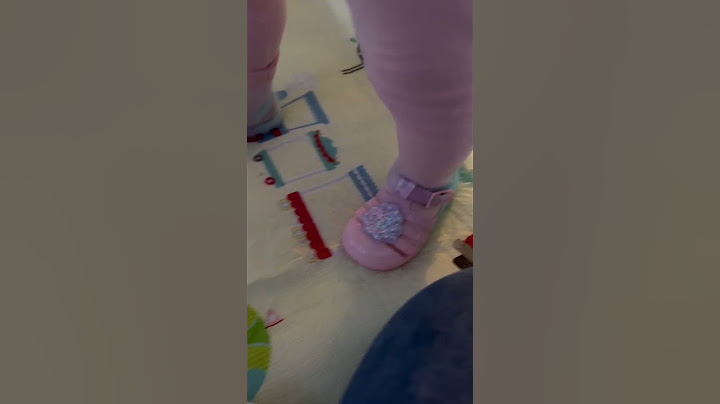 Baby walk with Pink shoes #cute