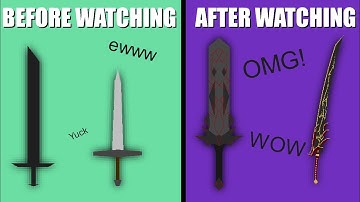 ✓•|| HOW TO MAKE SWORDS IN STICKNODES | Sticknodes ||•✓