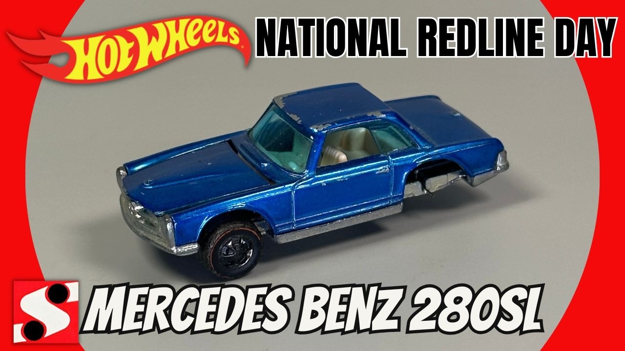 National Redline Day Hot Wheels Mercedes Benz 280SL Restoration