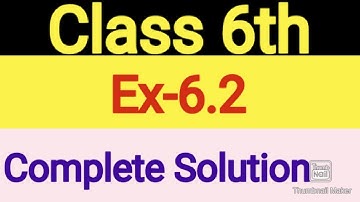 Ex 6.2 class 6 question 1,2,3,4,5 / exercise 6.2 class 6 complete solution