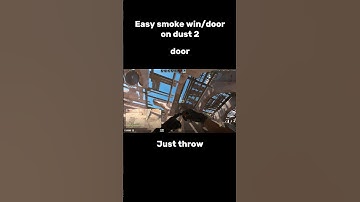 Easy smoke window and door on dust 2 #cs2 #csgo #cs2clips #counterstrike #wtfcsgo #csgomoments