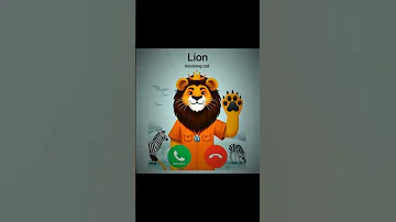 Lion Calling Funny Memes Youtubeshorts Viral Trending Ringtone Comedy Smartphone Shortvideo 