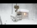 I Survived a -45°C Blizzard in a Wooden Cabin Off-Grid Wooden Cabin: Alone with Wolves in a Blizzard