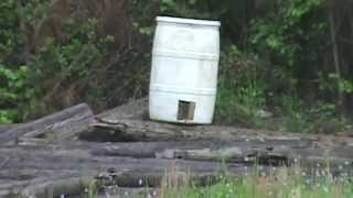 4lb shockwave vs plastic 55 gallon drum