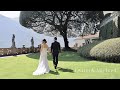 Gorgeous wedding in Italy on Lake Como. Wedding ceremony at Villa Balbianello