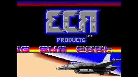 Commodore Amiga demo: ECA Products - Intro (1989)