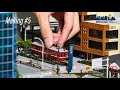 【鉄道模型レイアウト】Nゲージが走り回る大型都市ジオラマ制作#5 小物と車【KATO】
