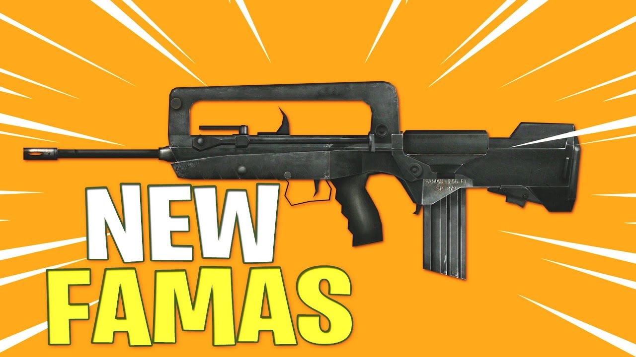NOUVELLE ARME "FAMAS" SUR FORTNITE BATTLE ROYALE NEW BURST ASSAULT
