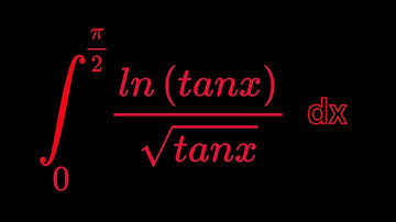 Monster Integral of ln(tanx)/sqrt(tanx) dx from 0 to pi/2
