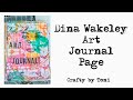 Dina Wakley Art Journal Page