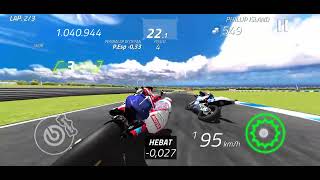 wowww....!!!!..Juara 2 gaess...MotoGP Racing Android HP Part 2 screenshot 4