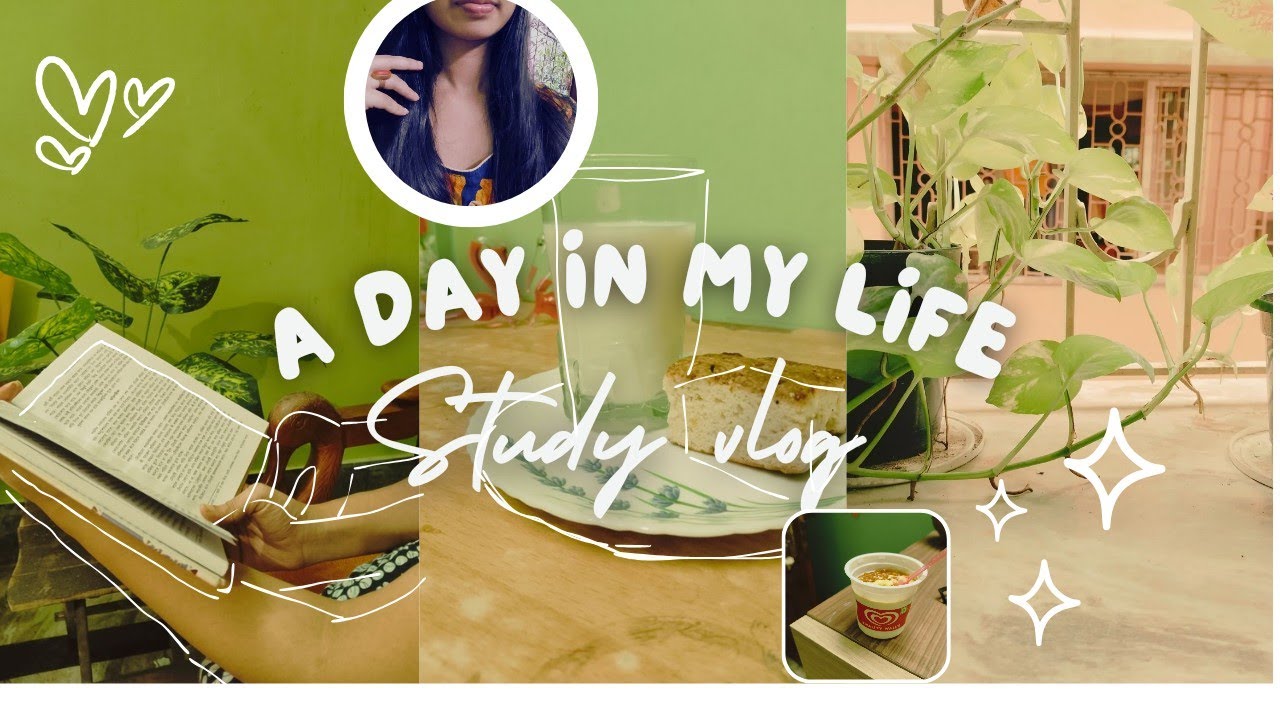 productive Study vlog India 📚 + A day in my life ☘️ - YouTube
