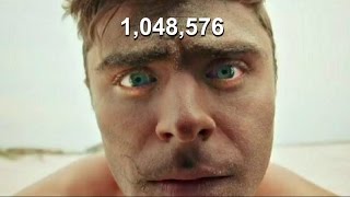 Zac Efron Says Mom Dad For 1 048 576 Times Fast Slow Versions