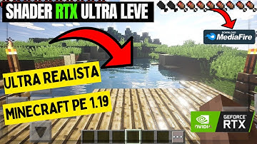 Shader RTX para Minecraft Pe 1.20 / 1.19.83 LEVE - REALISTIC SHADER 2023
