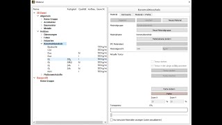 cadwork 3d V27 Materialfenster
