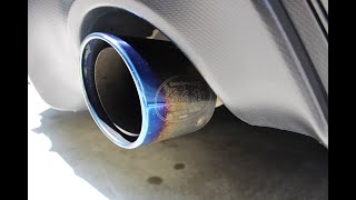 【ZN6/ZC6前期】86 ＆ BRZ  柿本改 / KAKIMOTO Class KR チタンテール HKSスーパーチャージャー＆エキマニ装着車 マフラーサウンド動画
